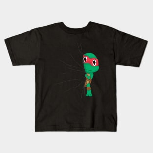 HIDDEN TMNT raphael ! Kids T-Shirt